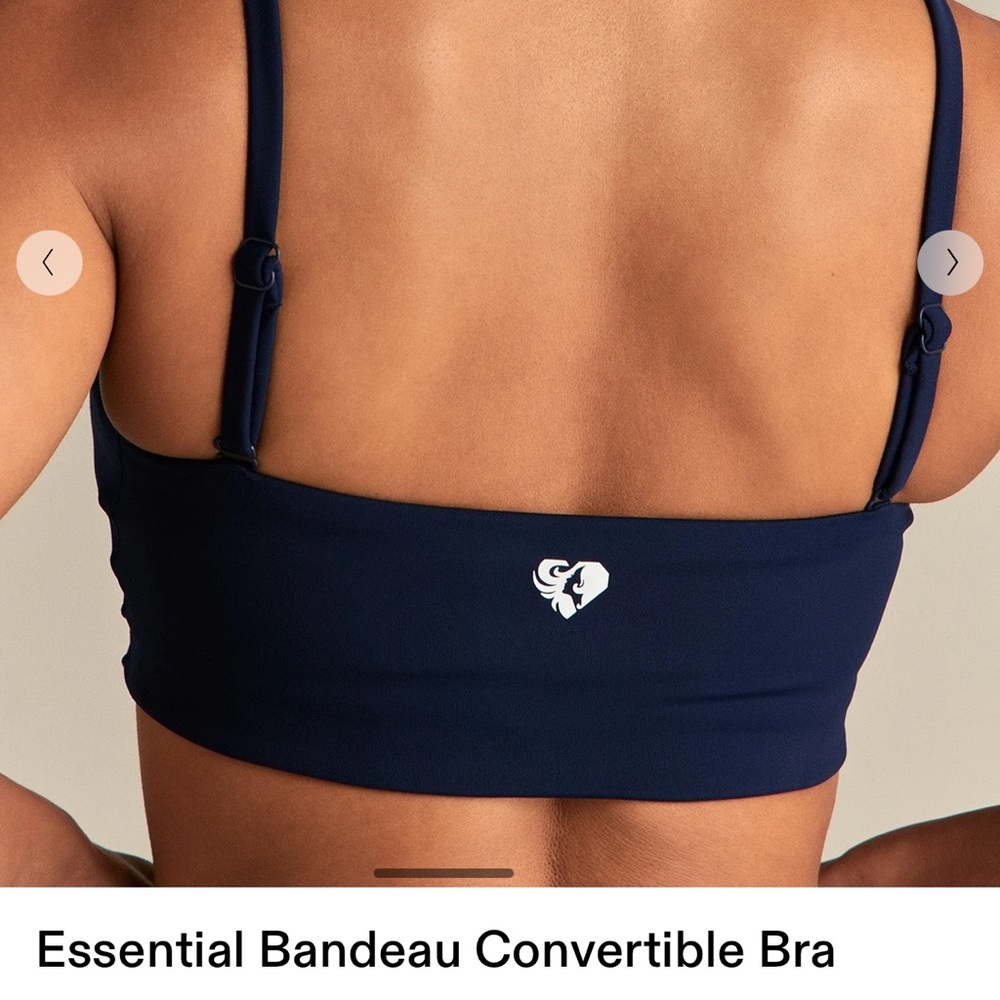 Navy Convertible Bandeau Bra